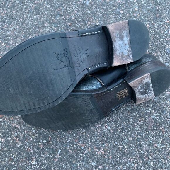 LA BOTTEGA voters genuine leather loafers ankle boots womens 7.5 true to size - Picture 5 of 7